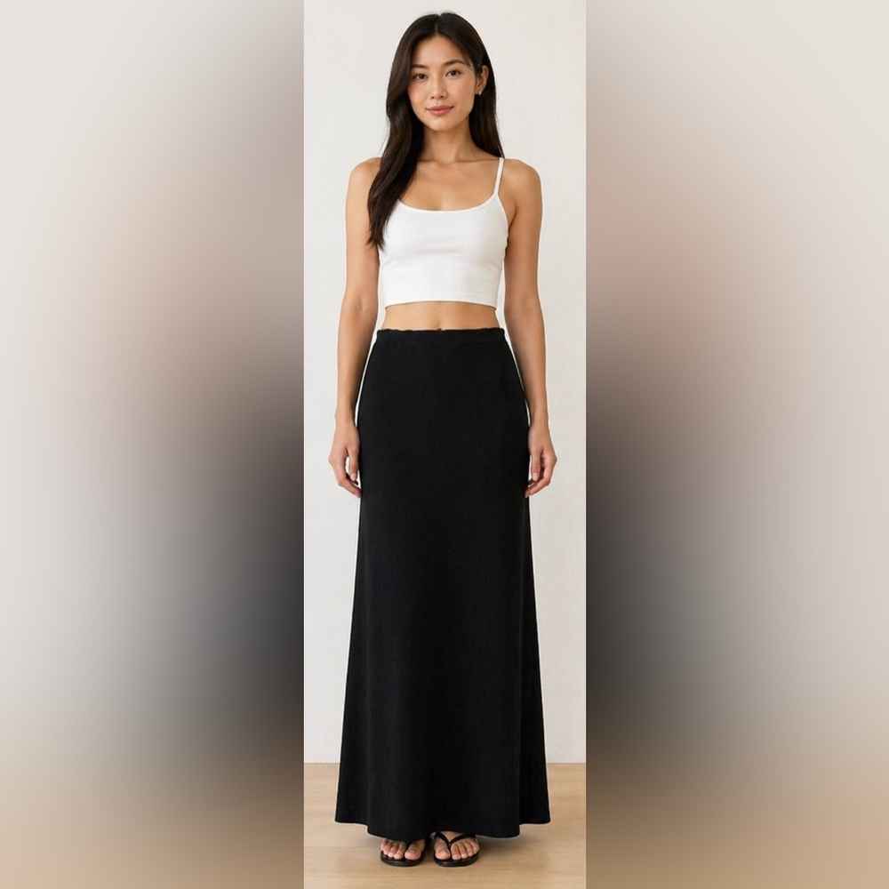 NWT Everyday Black Maxi Skirt